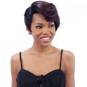 Mayde Beauty 5" Invisible Lace Part Volumized Bang Wig Amara
